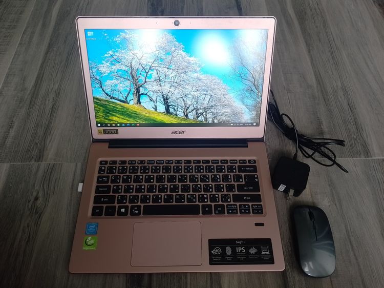 Swift series ไม่ใช่ 4 กิกะไบต์ วินโดว์ USB ขาย Notebook ACER Swift 113 สีชมพู สภ่าพใหม 97 เปอร์เซ็นต์