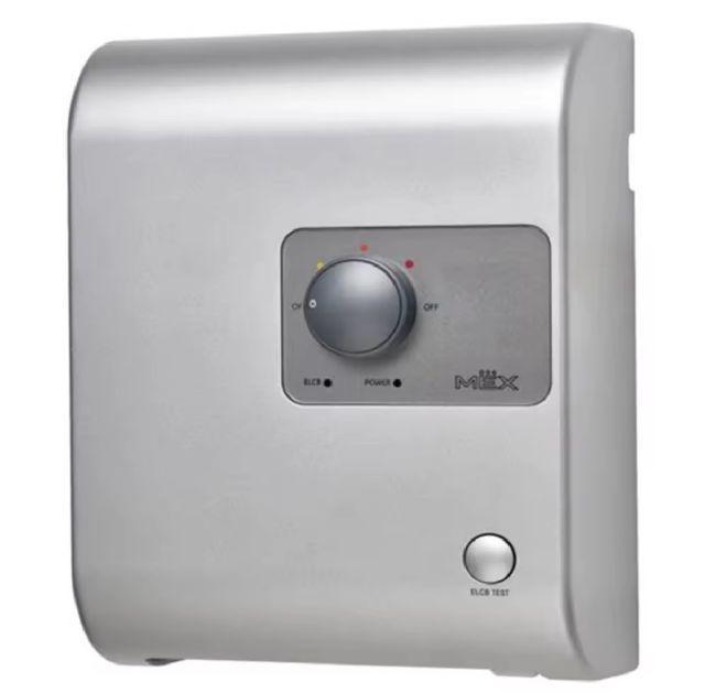 ขายเครื่องทํานํ้าอุ่นห้องนํ้ายี่ห้อMEXเครื่องใหม่เเกะกล่องยังไม่ใช้งานนัดเจอได้บางบอน5เอกชัย122