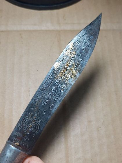 เครื่องรางมีดหมอหลวงพ่อบุญมีวัดเขาสมอคอนลพบุรีใบ 5 นิ้วยาวรวม 10 นิ้ว รูปที่ 6