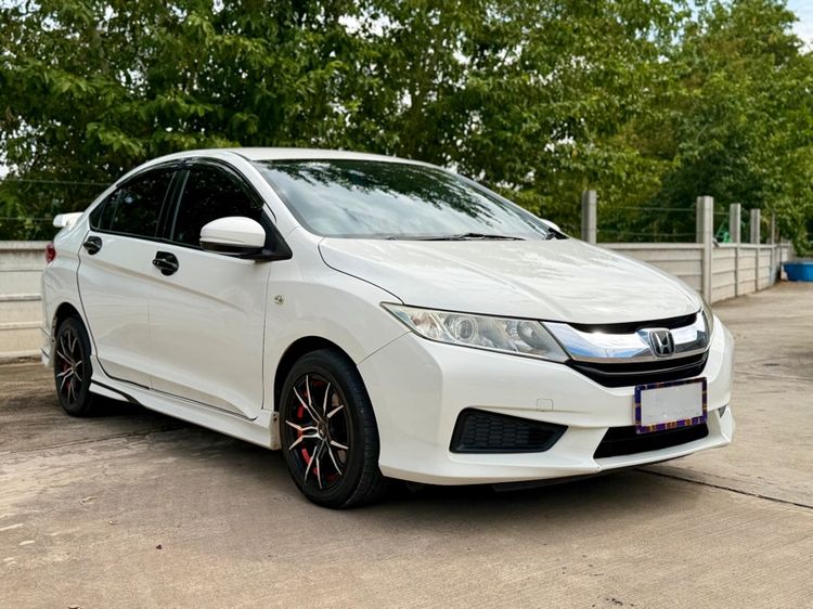 Honda City 2014 1.5 S Sedan เบนซิน NGV เกียร์อัตโนมัติ ขาว