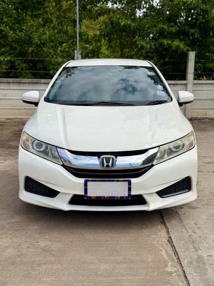 Honda City 2014 1.5 S Sedan เบนซิน NGV เกียร์อัตโนมัติ ขาว รูปที่ 2