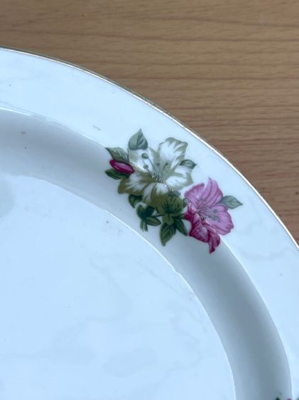 จาน เปล ดอกผักบุ้ง โบราณเก่าสะสม รูปที่ 7