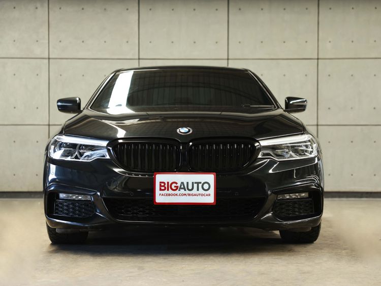 BMW Series 5 2021 520d Sedan ดีเซล ไม่ติดแก๊ส เกียร์อัตโนมัติ ดำ รูปที่ 3