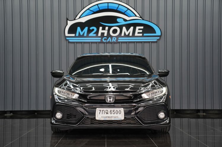 Honda Civic 2018 1.5 Turbo Sedan เบนซิน ไม่ติดแก๊ส เกียร์อัตโนมัติ ดำ รูปที่ 2