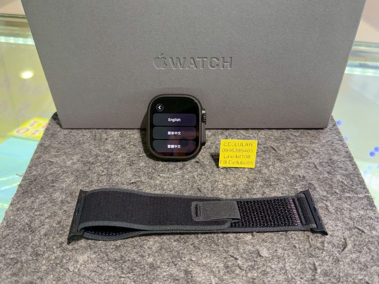 AppleWatch Ultra 2 Black Titanium สภาพสวยมาก ประกันศูนย์2เดือนกว่า ครบกล่อง รูปที่ 6