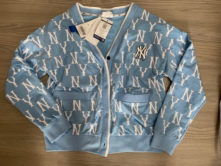 แขนยาว ฟ้า เสื้อคลุม MLB ของแท้ค่ะป้ายห้อยค่ะ