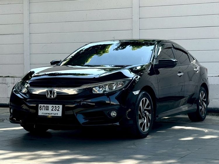 Honda Civic 2016 1.8 EL i-VTEC Sedan เบนซิน ไม่ติดแก๊ส เกียร์อัตโนมัติ ดำ รูปที่ 3
