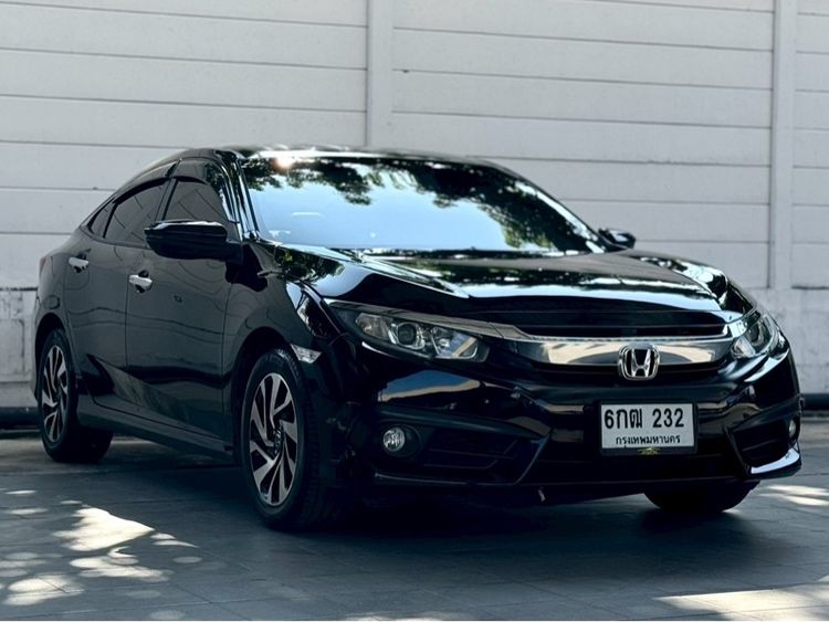 Honda Civic 2016 1.8 EL i-VTEC Sedan เบนซิน ไม่ติดแก๊ส เกียร์อัตโนมัติ ดำ รูปที่ 2