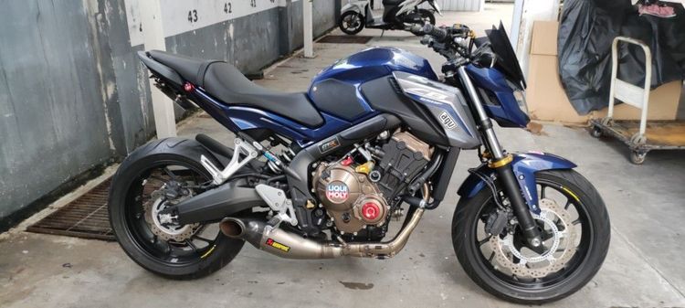 CB650F ปี 2017 ไมล์270โล รถจอด รูปที่ 3