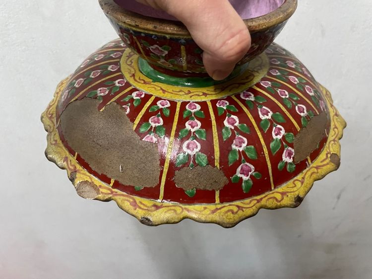 พานดินอยุธยา 3 ใบ รูปที่ 3