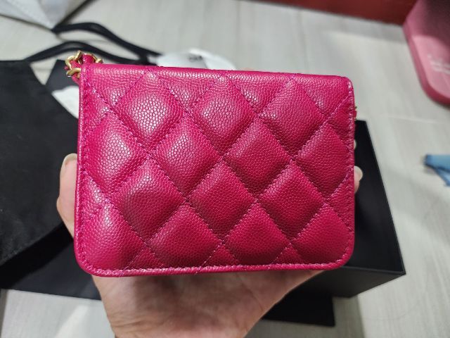 CHANEL coin purse with chain รูปที่ 2