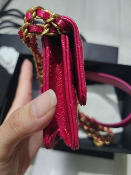 CHANEL coin purse with chain