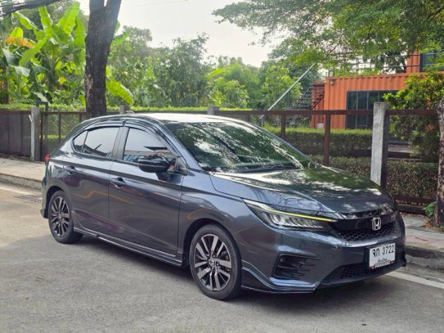Honda City 2021 1.0 RS Sedan เบนซิน เกียร์อัตโนมัติ ดำ รูปที่ 4
