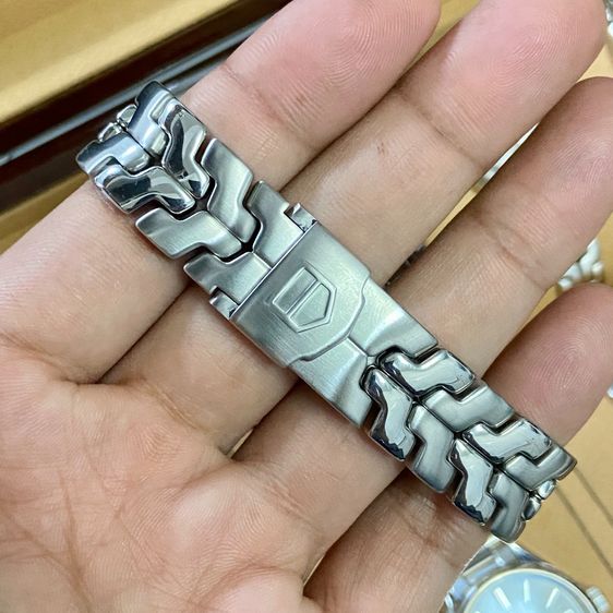Tag Heuer Link หน้าสีน้ำเงิน Boy Size. สายเงาสลับด้าน รูปที่ 6