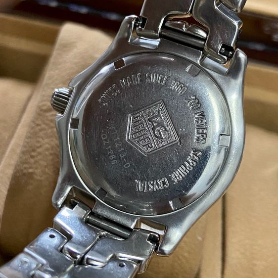 Tag Heuer Link หน้าสีน้ำเงิน Boy Size. สายเงาสลับด้าน รูปที่ 5