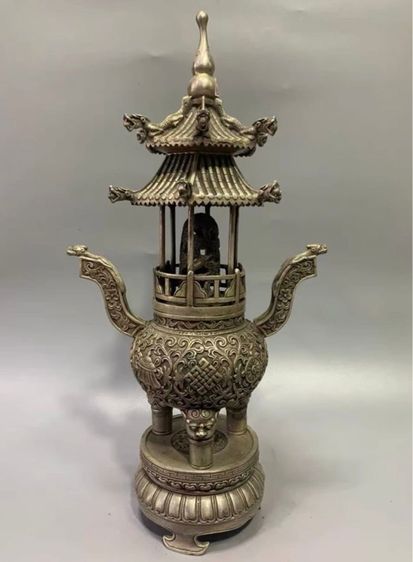 ✨เตาเผาทรงหอคอยที่ใหญ่มากเก่าโบราณ