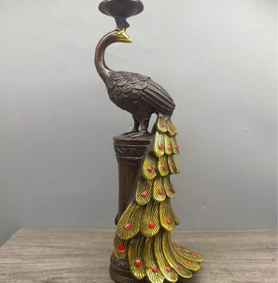 ✨ เชิงเทียนทองเหลืองแท้ปราณีตงดงาม✨