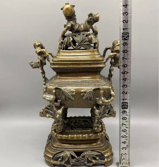 ✨ กระถางธูปสามชั้นทรงไม้ไผ่✨