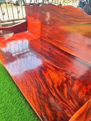 โซฟาไม้แท้ขนาดใหญ่ กว้าง90 ยาว 190 รูปที่ 3