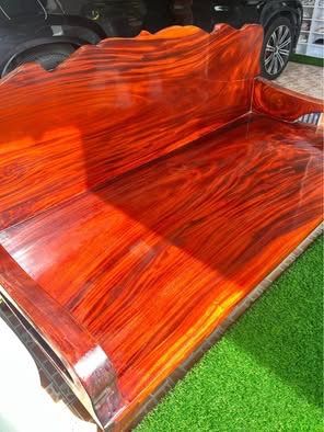 โซฟาไม้แท้ขนาดใหญ่ กว้าง90 ยาว 190 รูปที่ 2