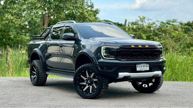 Ford Ranger 2023 2.0 Bi-Turbo Hi-Rider Wildtrak Pickup ดีเซล ไม่ติดแก๊ส เกียร์อัตโนมัติ เทา รูปที่ 4