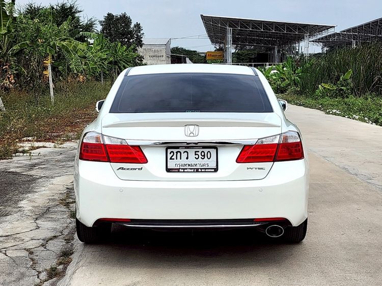 Honda Accord 2013 2.0 EL i-VTEC Sedan เบนซิน ไม่ติดแก๊ส เกียร์อัตโนมัติ ขาว รูปที่ 2