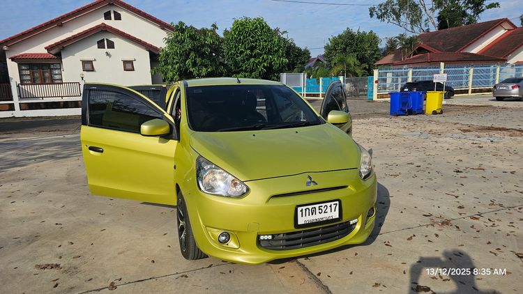 Mitsubishi Mirage 2012 1.2 GLX Sedan เบนซิน เกียร์อัตโนมัติ เหลือง รูปที่ 3