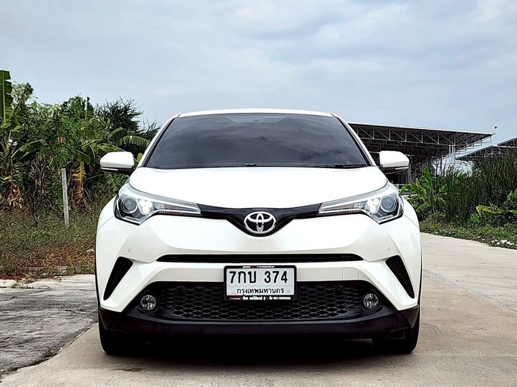 Toyota C-HR 2018 1.8 Mid Utility-car เบนซิน ไม่ติดแก๊ส เกียร์อัตโนมัติ ขาว รูปที่ 3