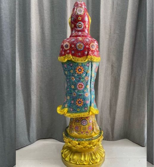 ✨พระโพธิ์สัตว์กวนอิม“ถมปัดเก่าโบราณ  รูปที่ 2