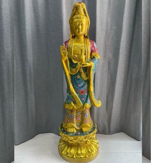 ✨พระโพธิ์สัตว์กวนอิม“ถมปัดเก่าโบราณ 