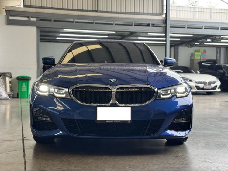 BMW Series 3 2020 320d Sedan ดีเซล ไม่ติดแก๊ส เกียร์อัตโนมัติ น้ำเงิน รูปที่ 2