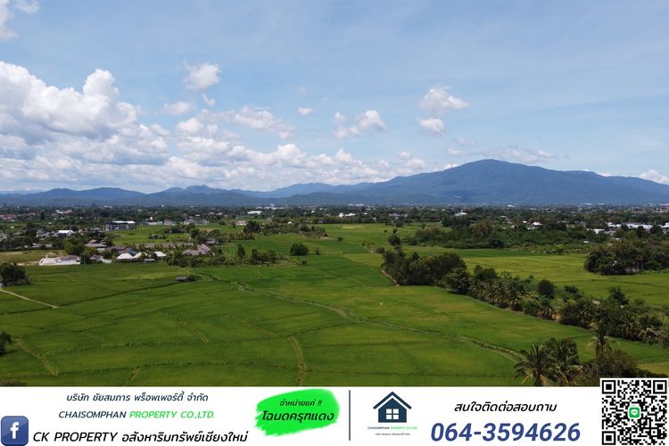 ที่ดิน หางดง ใกล้ตัวเมืองเชียงใหม่  ใกล้โรงเรียนนานาชาติล้านนา ใกล้ถนนวงแหวนรอบ3 รูปที่ 4