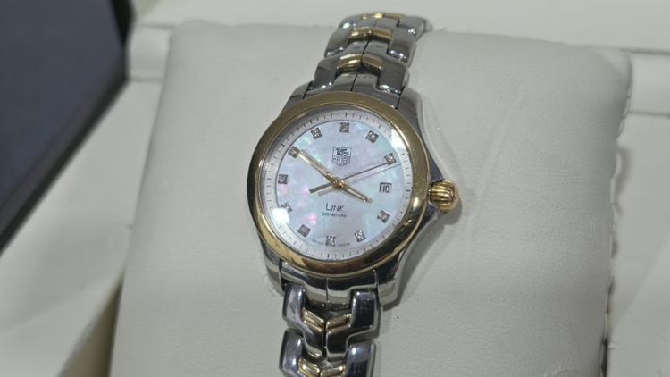 Tag heuer diamond 18k lady 28mm. รูปที่ 8