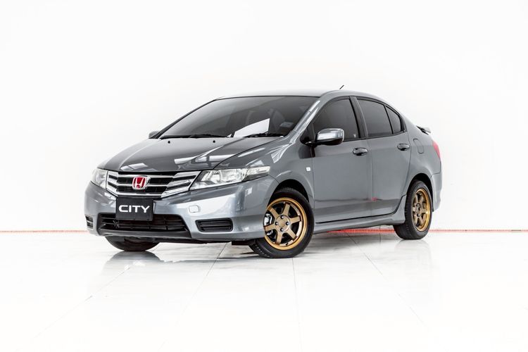 Honda City 2012 1.5 S Sedan เบนซิน ไม่ติดแก๊ส เกียร์อัตโนมัติ เทา