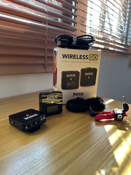 ปล่อยไมโครโฟน RODE Wireless GO (สภาพนางฟ้า) แถมสายเคเบิลต่อไอโฟนให้ด้วย รูปที่ 3