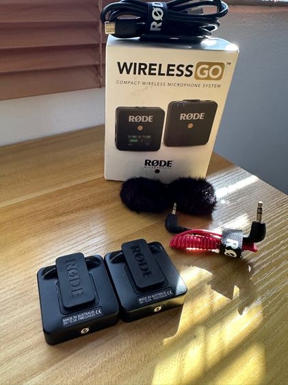ปล่อยไมโครโฟน RODE Wireless GO (สภาพนางฟ้า) แถมสายเคเบิลต่อไอโฟนให้ด้วย รูปที่ 5