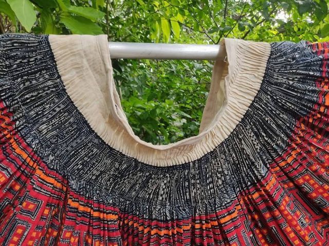 กระโปรงม้ง–ธิเบต ออริจินัล ของแท้ร้อยเปอร์เซ็นต์...Rare Original HmongTibet–HillTribe–Traditional
 รูปที่ 17