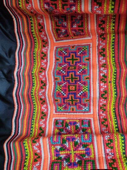 กระโปรงม้ง–ธิเบต ออริจินัล ของแท้ร้อยเปอร์เซ็นต์...Rare Original HmongTibet–HillTribe–Traditional
 รูปที่ 16