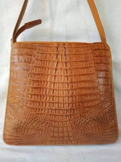 กระเป๋าหนังจรเข้แท้  มือหนึ่ง...Genuine crocodile skin handbag รูปที่ 5