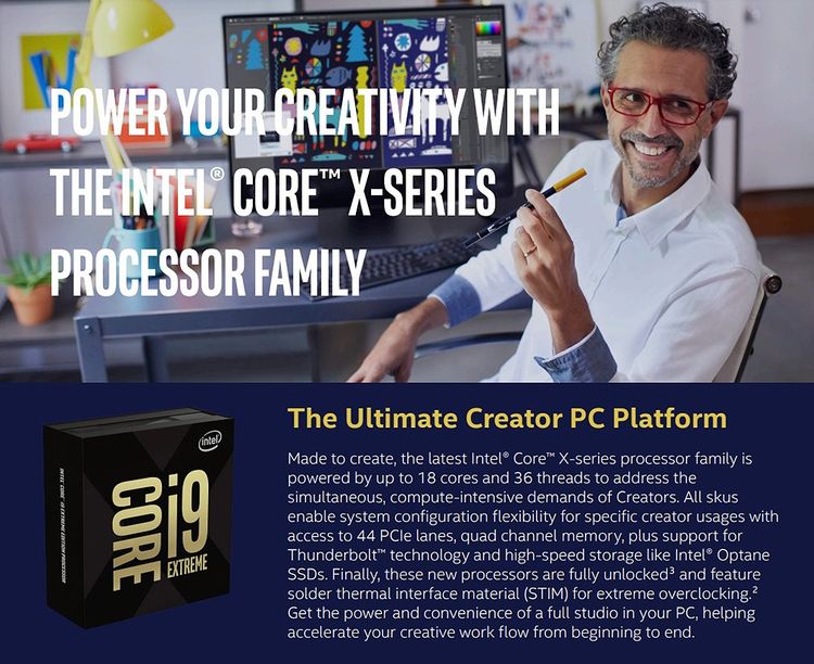 CPU i9-7940X 3.10-4.40GHz 14Cores 28Threads มือสอง สำหรับ Engineer Scientist Ai Training คอเกมส์ อื่นๆ รูปที่ 2