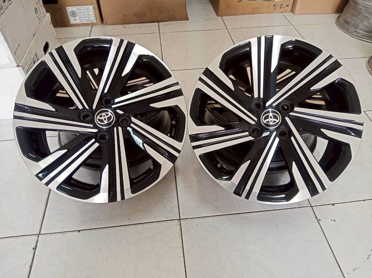 แม็กถอดป้ายแดง Toyota 4รู100  ขอบ16 ตัวใหม่ รูปที่ 4