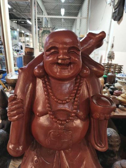 พระสังกัจจายน์ไม้ แบกถุงเงิน รูปที่ 4