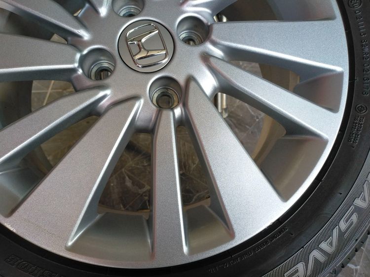 แม็กฮอนด้า ขอบ15 สีเดิม พร้อมยางดันลอป 185 60 15 ปี23 ยางสวยทุกเส้นใส่ jazz city รูปที่ 7