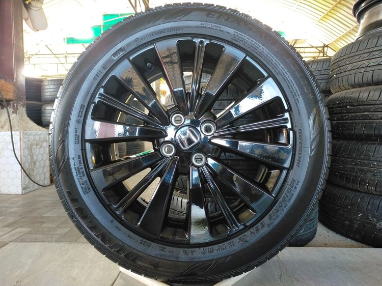 แม็กฮอนด้า ป้ายแดงขอบ16สีเดิม พร้อมยางดันลอป 185 60 16 ปี24 ยางสวยทุกเส้น ใช้ได้อีกประมาณ 3-4 ปี  ใส่ jazz city ได้ทุกรุ่น รูปที่ 2