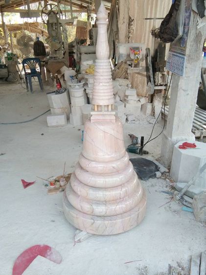 เจดีย์หินอ่อนขนาดกว้าง 60 สูง 1 เมตร 30 เซนติเมตรราคา