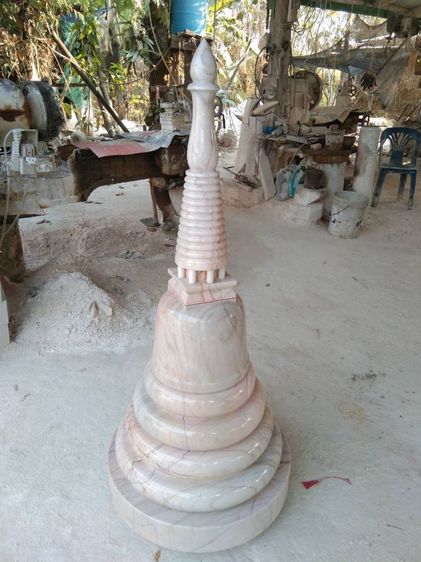 เจดีย์หินอ่อนขนาดกว้าง 60 สูง 1 เมตร 30 เซนติเมตรราคา รูปที่ 3