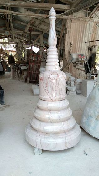 เจดีย์หินอ่อนขนาดกว้าง 60 สูง 1 เมตร 30 เซนติเมตรราคา รูปที่ 2
