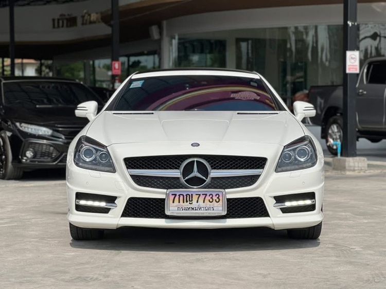 Mercedes-Benz SLK-Class 2014 SLK200 AMG Sedan เบนซิน ไม่ติดแก๊ส เกียร์อัตโนมัติ ขาว รูปที่ 2