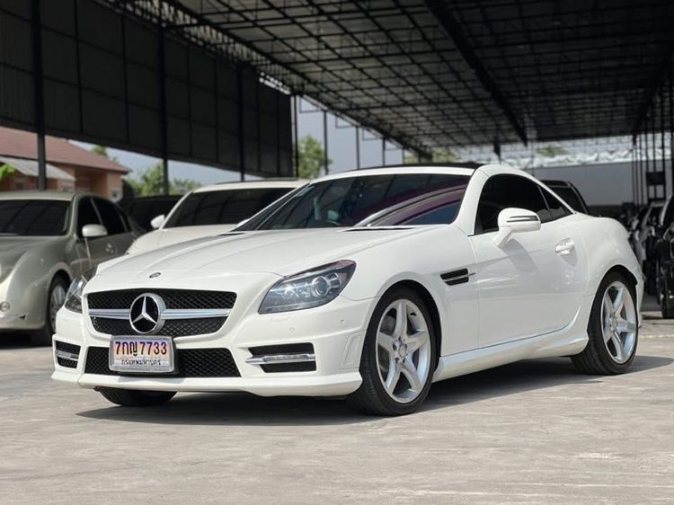 Mercedes-Benz SLK-Class 2014 SLK200 AMG Sedan เบนซิน ไม่ติดแก๊ส เกียร์อัตโนมัติ ขาว รูปที่ 3