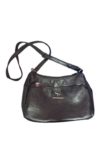 กระเป๋าสะพายข้างปรับได้ สีดำ